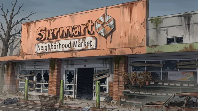 Deserted Supermarket